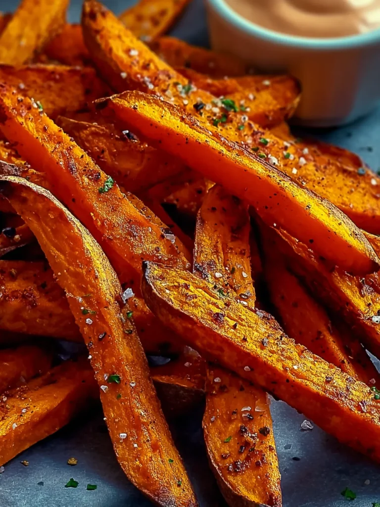 Crispy Oven Baked Sweet Potato Fries Recipe First Image