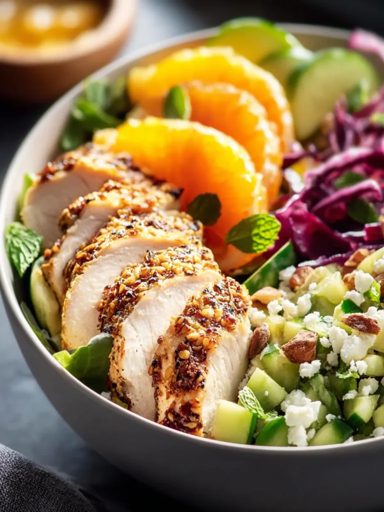 Citrus Herb Chicken Salad Bowl Recipe First Image