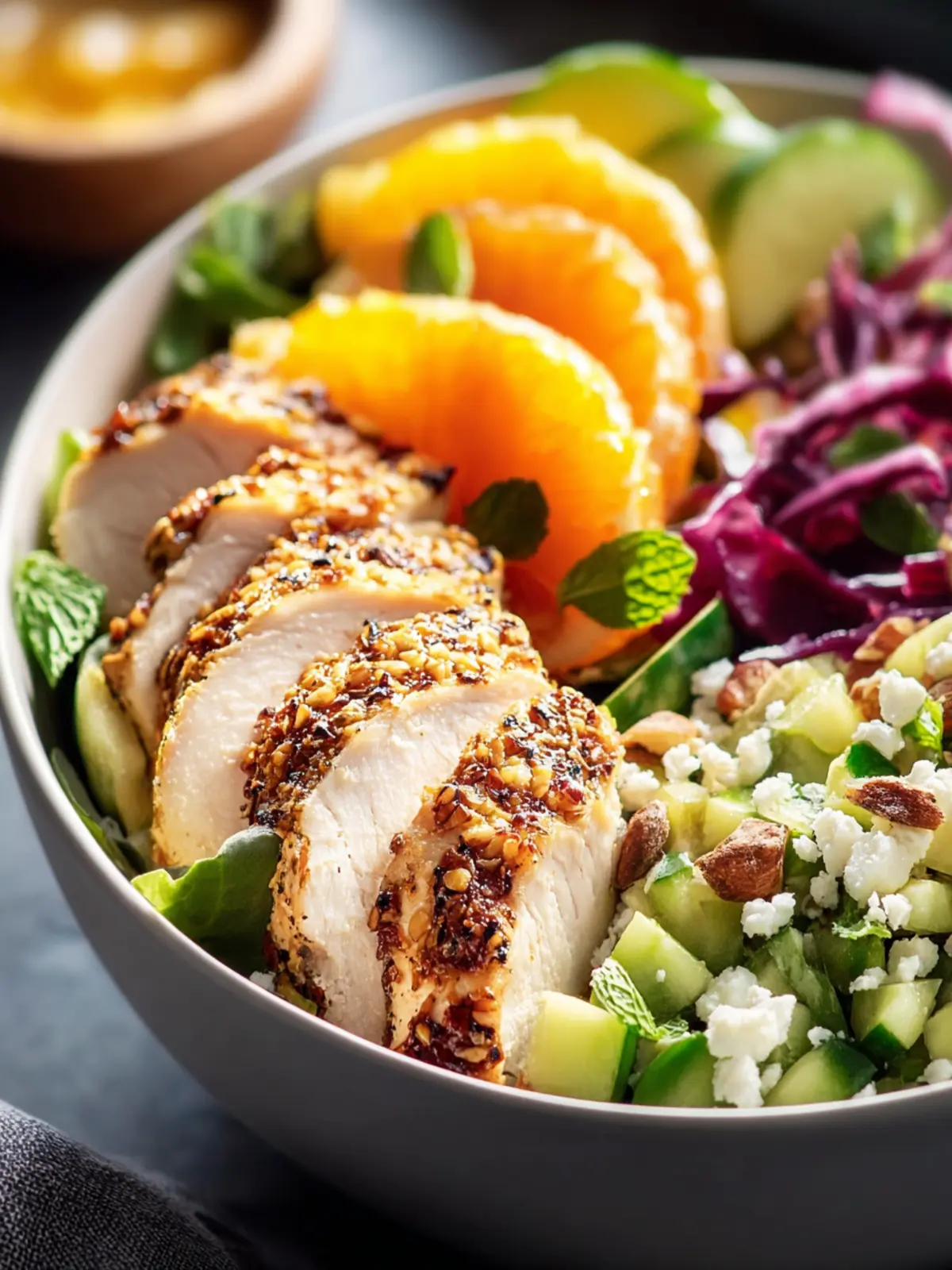 Citrus Herb Chicken Salad Bowl Recipe First Image