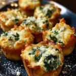 Cheesy Spinach Artichoke Dip Bites First Image
