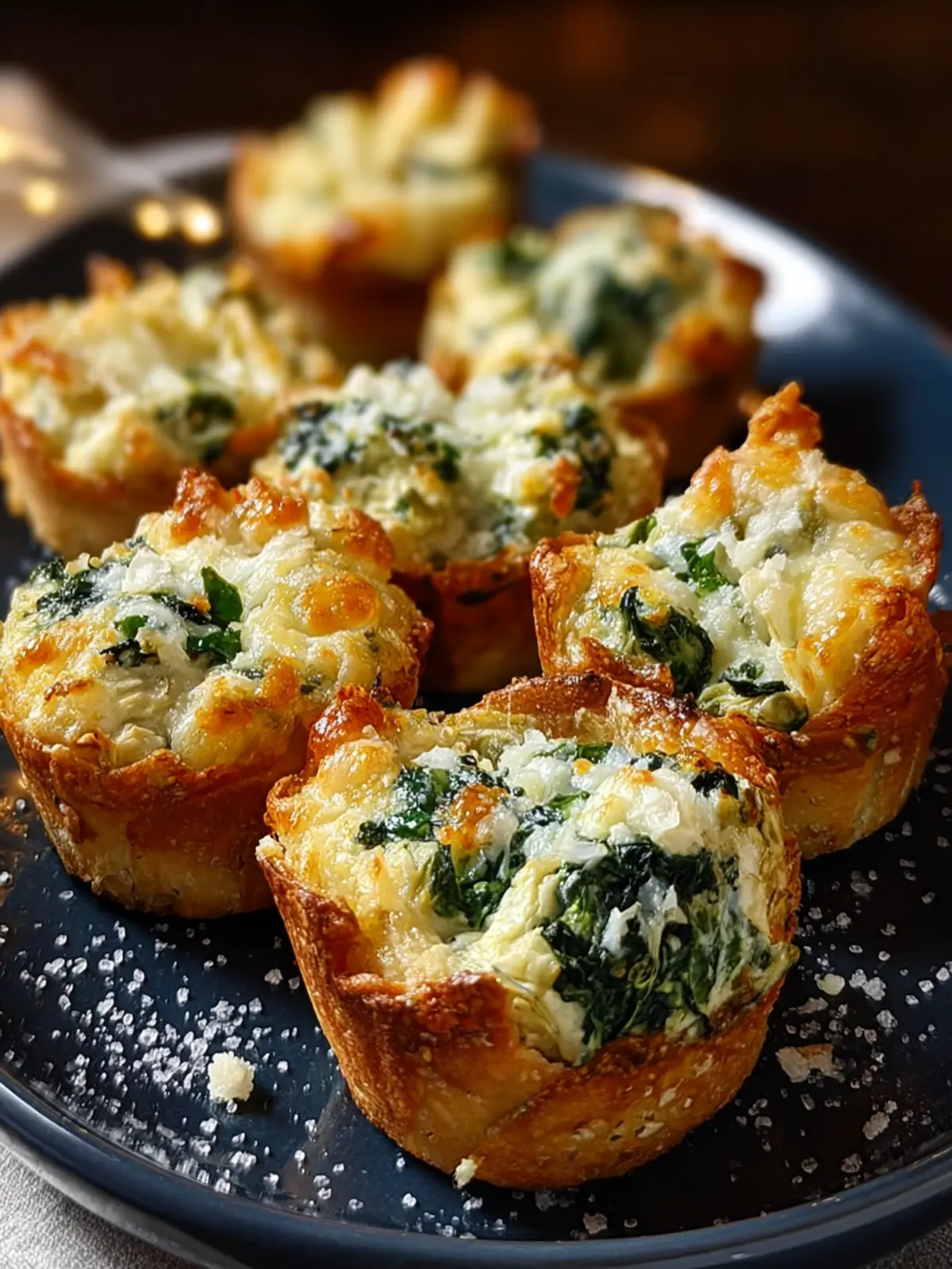 Cheesy Spinach Artichoke Dip Bites First Image