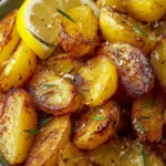 Crispy Greek Lemon Potatoes First Image