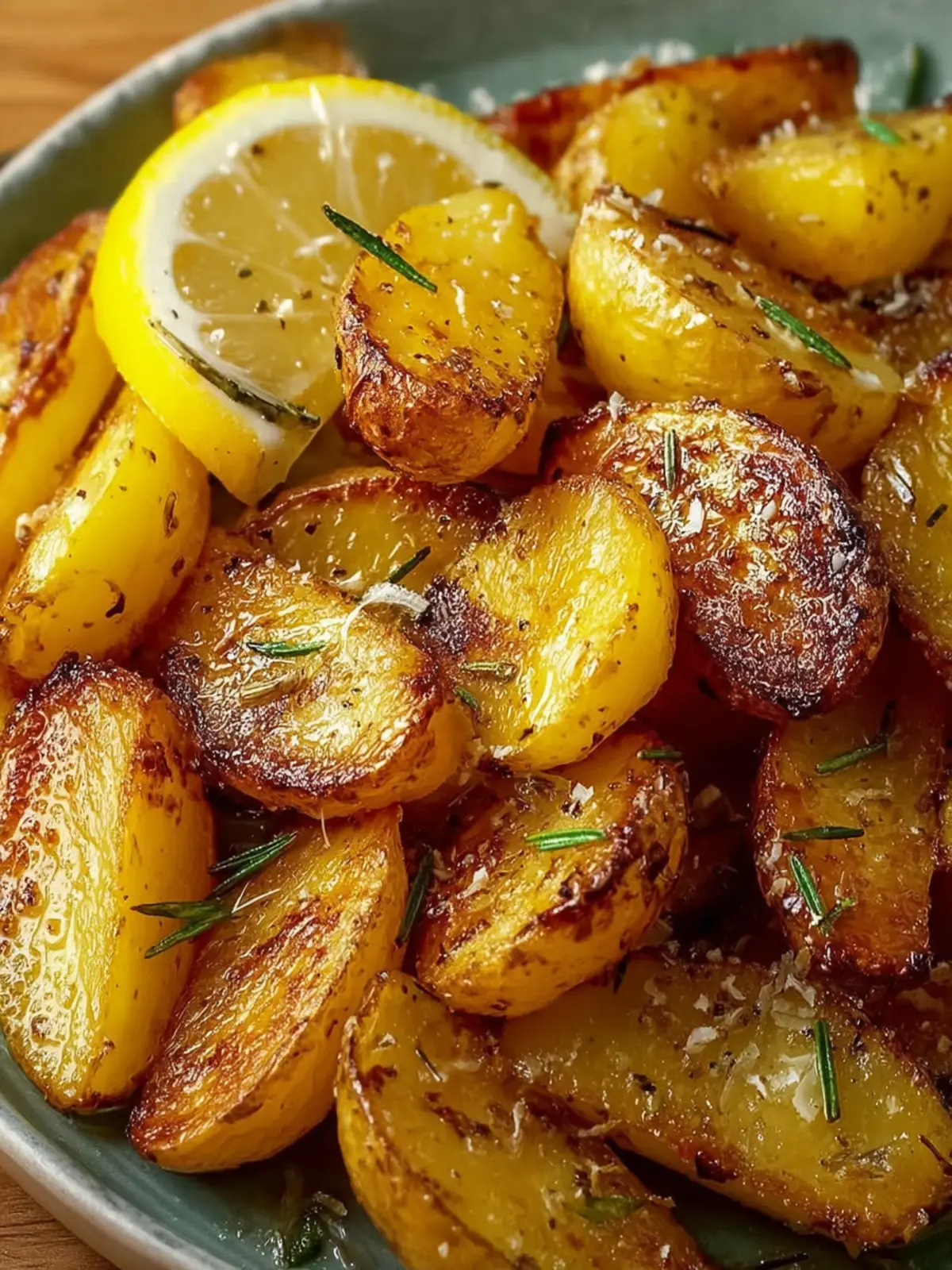 Crispy Greek Lemon Potatoes First Image