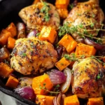 One-Pan Chicken and Sweet Potato Skillet First Image