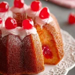Maraschino Cherry Bundt Cake First Image