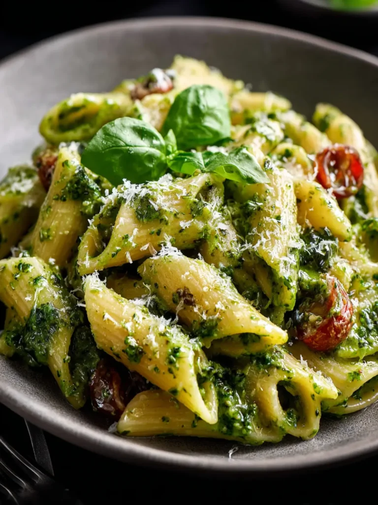 Creamy Spinach Pasta First Image