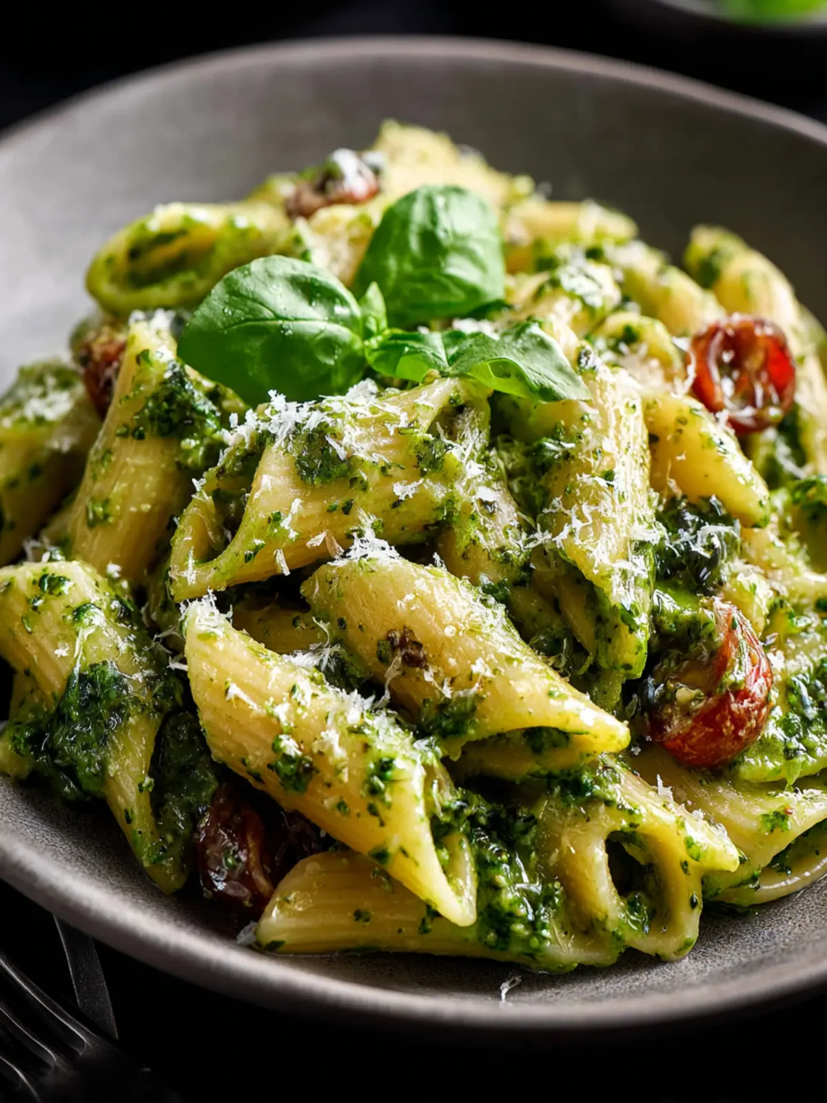 Creamy Spinach Pasta First Image