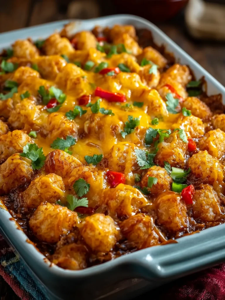 Chili Cheese Tater Tot Casserole First Image