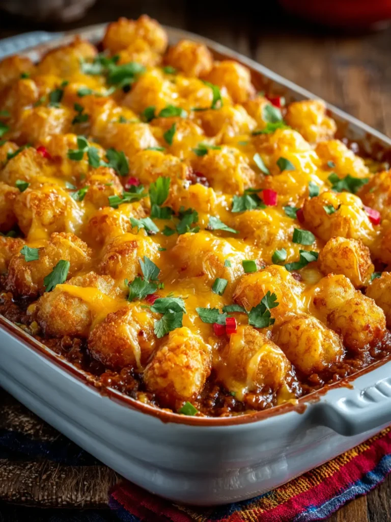 Chili Cheese Tater Tot Casserole First Image