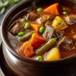 Hearty Beef Vegetable Soup First Image
