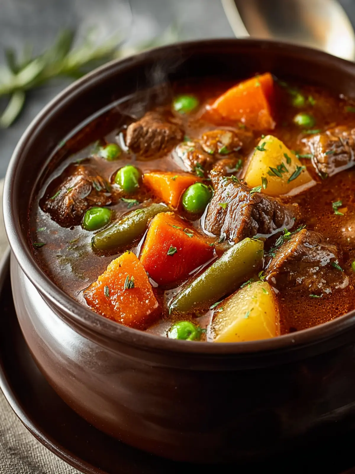 Hearty Beef Vegetable Soup First Image