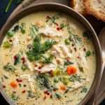 Comforting Creamy Chicken Soup Recipe for Cozy Days First Image