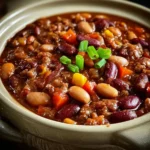 Slow Cooker Cowboy Beans First Image