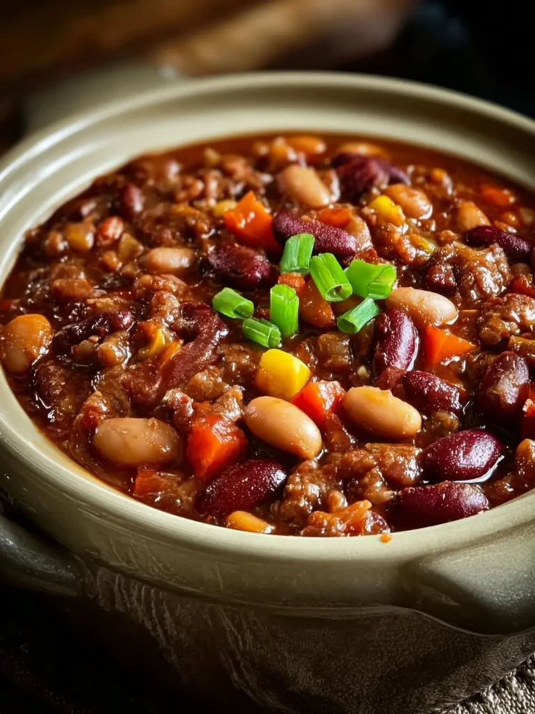 Slow Cooker Cowboy Beans First Image