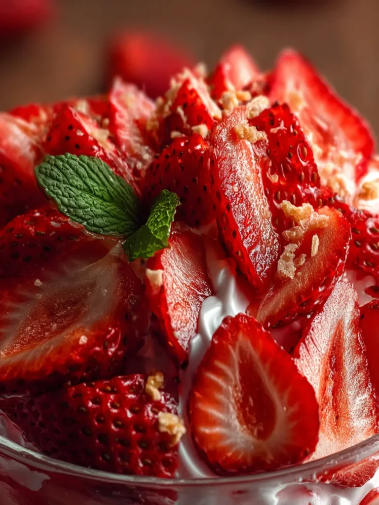 Strawberry Crackle Salad First Image