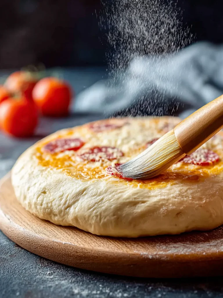 Easy Homemade Pizza Dough First Image
