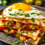 Sheet Pan Breakfast Quesadilla First Image