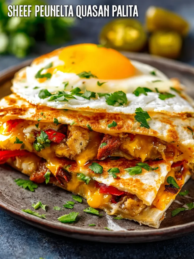 Sheet Pan Breakfast Quesadilla First Image