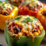 Baked Chili Mac Stuffed Peppers Recipe First Image