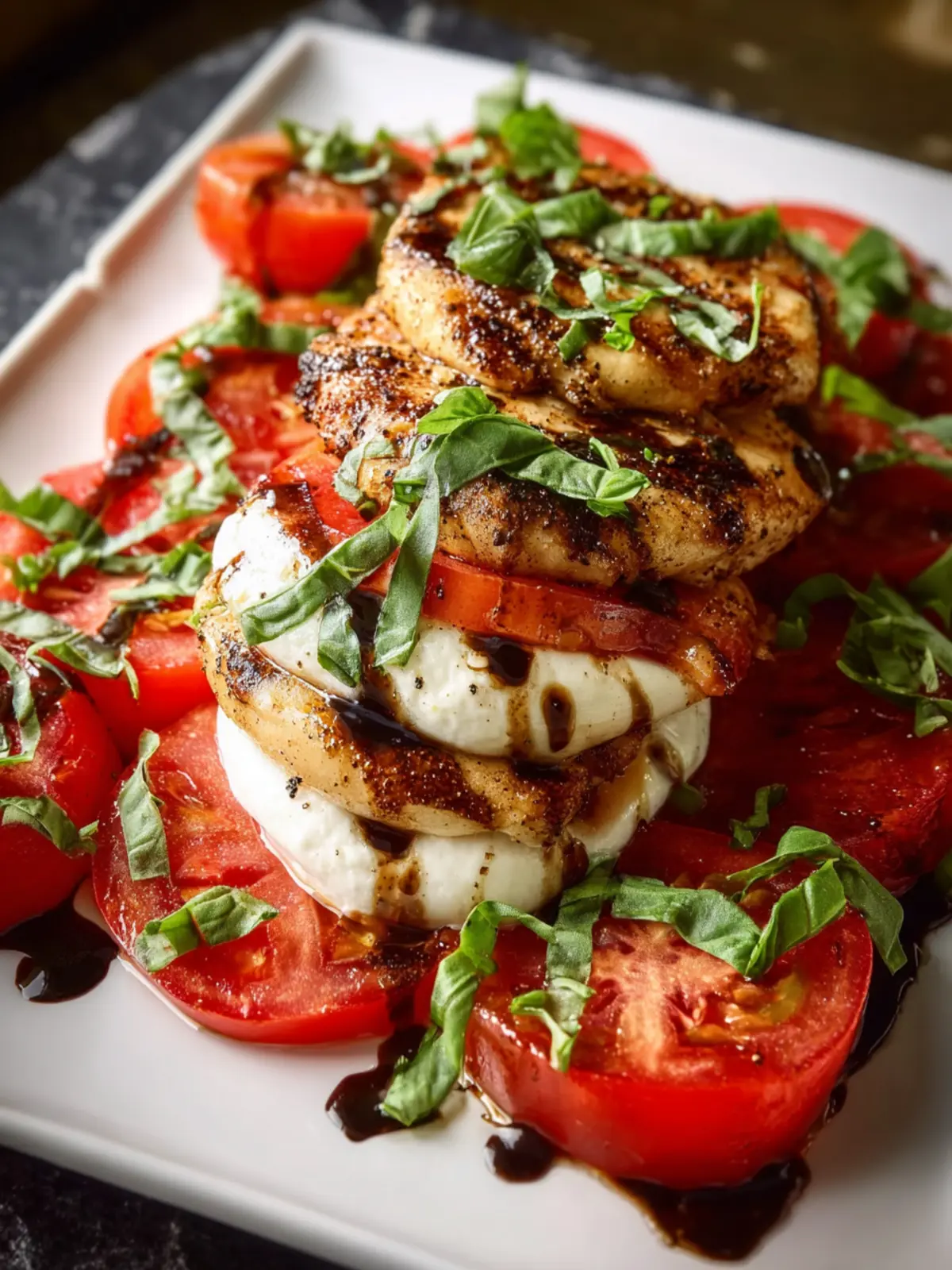 Caprese Chicken Italian Dish First Image
