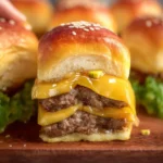 Cheeseburger Sliders with Hawaiian Rolls First Image