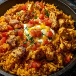 Queso Chicken & Rice Skillet First Image