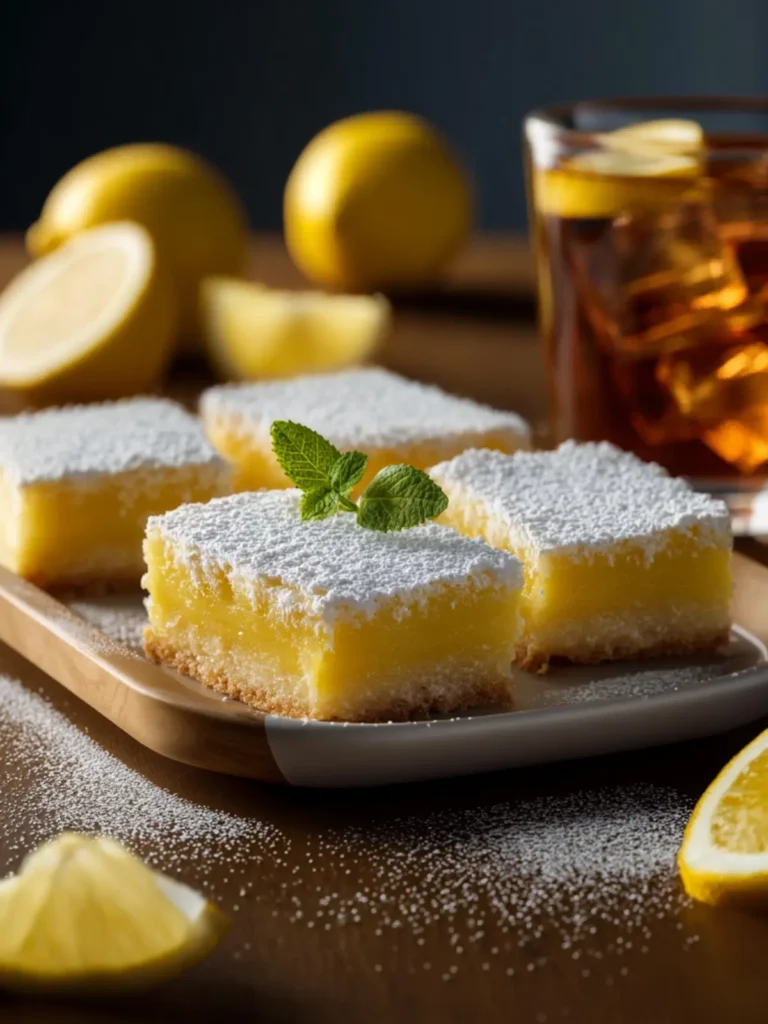 Super Easy Lemon Bars Recipe First Image