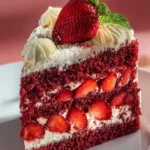 Strawberry Velvet Cake First Image